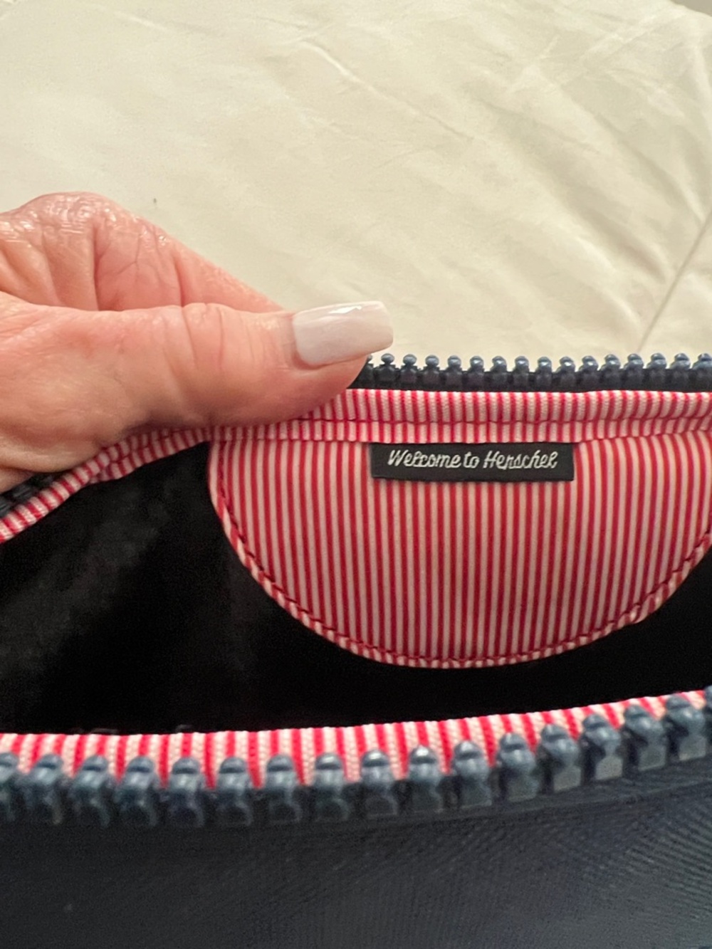 Herschel Supply Company Red and Navy Laptop Sleeve - Picture 7 of 10